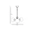 Conceptum Hypnose Luster Bankok, 70cm, 40 cm, E27 , Crni
