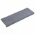 Den Preproge za stopnice 10 kosov svetlo sive 65x25 cm