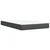 Vidaxl Box spring postelja z vzmetnico temno siva 120x190 cm blago