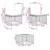 Set vanjskih sofa 9 pcs Prirodna i krema bijela Poliester