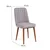 Hanah Home Trpezarijska stolica Vina Sandalye 47x89x46cm Orah