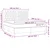vidaXL Box spring postelja z vzmetnico temno siva 180x200 cm žamet
