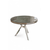 HANAH HOME Trpezarijski sto Mos Anthracite Chrome
