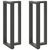 Noge za barski stol T-oblika 2 kom antracit 50x35x(100-101) cm čelik