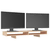 Stalak za monitor 100 x 27 x 14 cm od masivne borovine