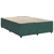 Vidaxl Box spring postelja z vzmetnico temno zelen 140x190 cm žamet