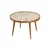 Hanah Home klub sto Polen 80, 80 cm, orah / beli mermer