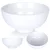 Northix Velika skleda iz belega porcelana - 1,6 litra