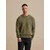 DAN FOX APPAREL Pulover Carlo  oliva