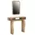 Hanah home Polica 105x85x30cm Hrast