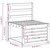 Setovi sofa 3 pcs Prirodna Čvrsto drvo akacije