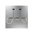 Opviq luster 3240-3A-19, LED 46 W, crni