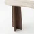 HANAH HOME Polica Zen Travertine Walnut