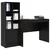 Stol s ladicama 2 pcs Crni hrast