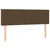 Vidaxl Box spring postelja z vzmetnico temno rjav 140x190 cm blago