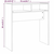 Konzolni stol boja hrasta 78 x 30 x 80 cm od konstruiranog drva