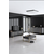 Hanah Home Luxe Komoda, Sivo-Zlatna