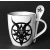 Šalica z žlico ALCHEMY GOTHIC - Baphomet - ALMUG23