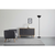 Bessagi Home Sideboard lena, Eiche/grau, Massiv