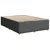 vidaXL Posteljni okvir brez vzmetnice temno siv 140x190 cm blago