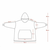 CoZy Hoodie odeja z rokavi - Avokado