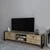 HANAH HOME TV polica Mila Oud Oak Black