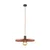 Luster na sajli SILA 1xE27/15W/230V prečnik 40 cm ciglasta/zelena