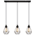 Globo 15745-3H - Viseći luster na sajli ZACHARY 3xE27/60W/230V