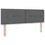 vidaXL Postelja boxspring z vzmetnico Temno siva 140 x 200 cm Blago