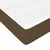Vidaxl Box spring postelja z vzmetnico temno rjav 200x200 cm blago