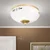 Orion - Stropno svetlo LANDHAUS 1xE27/60W/230V O 21 cm mesing/bela/zelena