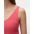 VERO MODA Top z naramnicami VMNEWLEX rdeča