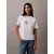 Calvin Klein Jeans Majica siva/bela