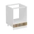 Hanah Home kuhinjski element Minar 4114, 60 cm, beli / dore