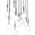 Open Design OR85389 - Luster na sajli ERO 12xG9/8W/230V sjajni hrom