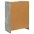 Ormar s ladicama Betonska siva 66 x 34,5 x 87 cm