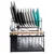 Vilde 229094 - Metalni ocedjivac za sudove na 2 sprata 48 x 29 x 28,5 cm
