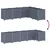 Vrtna sadilica plava siva 160 x 120 x 53 cm PP
