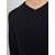 JACK & JONES Pulover JJEBASIC KNIT V-NECK, črna
