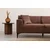 ATELIER DEL SOFA Ugaona sofa New Petra R Corner Cognac