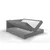 Mömax Boxspring Postelja Alora, Metino Siva, 160x200