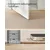 Songmics Preproga 80x200 cm rjava, Material: 580 g/m2 poliester, 200 g/m2 filc, 650 g/m2 TPR (termoplastična guma)