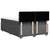 Vidaxl Box spring posteljni z vzmetnico temno siv 140x190 cm blago