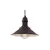 Brilagi - Luster na sajli FORGE 1xE27/60W/230V O 22 cm crna