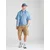 JACK & JONES Majica JPRBLUALVES moder denim/bela