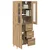 Highboard Umjetnički hrast 69,5 x 34 x 180 cm Konstruirano drvo
