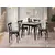 Hanah Home Trpezarijski sto Totem 80x75x80cm Beli mermer