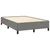 vidaXL Box spring postelja z vzmetnico temno siva 120x190 cm blago