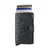 Usnjena denarnica Secrid Miniwallet Hexagon Black črna barva