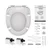 WC deska Schütte NEON PAINT Duroplast, Soft Close